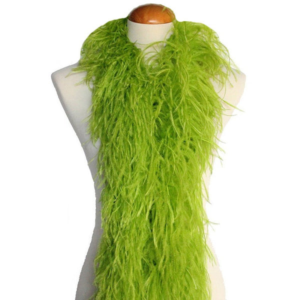 4 ply 72" Lime Green Ostrich Feather Boa
