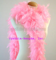 65 Grams Candy Pink Chandelle Feather Boa