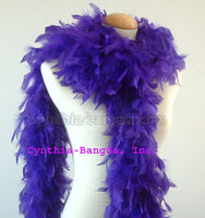 65 Grams Regal Purple Chandelle Feather Boa