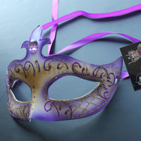 Venetian Mask, Purple  Venetian  Masquerade Mask 6I7A  SKU: 6D52