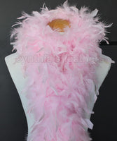 80 Grams Baby Pink Chandelle Feather Boa