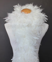 80 Grams Ivory Chandelle Feather Boa