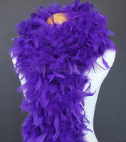 80 Grams Regal Purple Chandelle Feather Boa