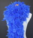 80 Grams Royal Blue Chandelle Feather Boa