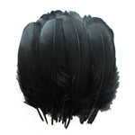 Goose Feathers, Black Goose Nagoire Feathers Crafting Decoration Halloween Costume SKU: 7D43