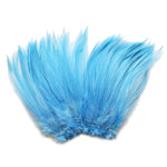 5-7" Periwinkle Rooster Hackle Feathers for Crafting, Headpiece,  7.5 Grams