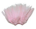 5-7" Baby Pink Rooster Saddle Feathers for Crafting, Headpiece,  ~9g, 0.32Oz