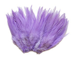 5-7" Lavender Rooster Saddle Feathers for Crafting, Headpiece,  ~9g, 0.32Oz