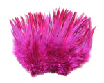 5-7" Purple Plum Rooster Saddle Feathers for Crafting, Headpiece,  ~9g, 0.32Oz